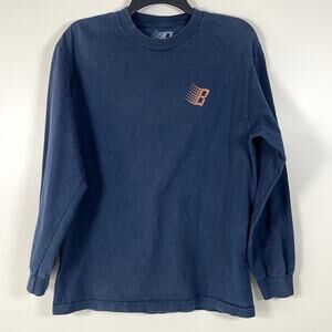 BRONZE 56K Mens Medium Blue Logo Long Sleeve Tee Shirt Skater Grunge Streetwear